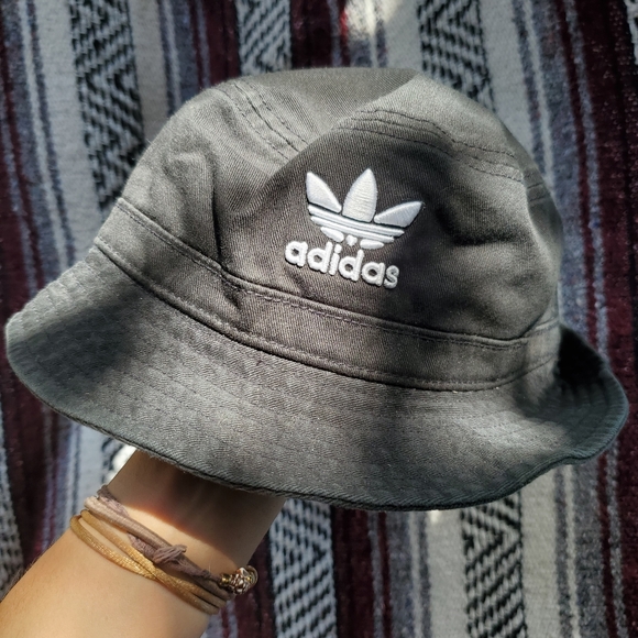 adidas Other - Adidas Black bucket hat with embroidered logo